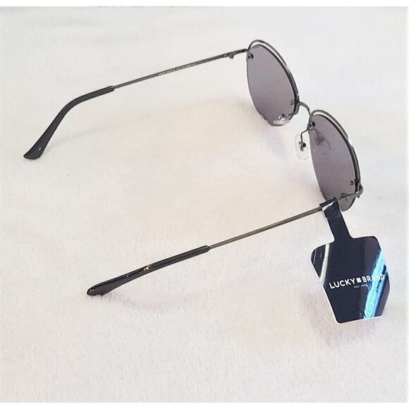 New! Lucky Brand Women's Designer Aviator Frame UV protection Sunglasses - Picture 6 of 6